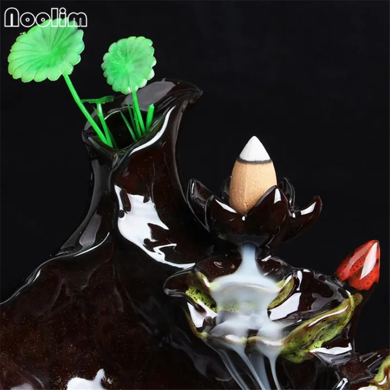 Новинка керамический Лотос для благовоний курильница пруда держатель Рожков