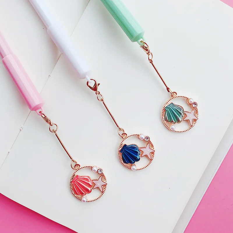 Морские Раковины Морская гелевая ручка с подвеской чернильная рекламный подарок