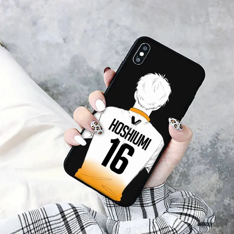 Чехол Haikyuu Hinata для телефона с рисунком аниме-волейбола iphone 13 8 7 6 6S Plus X 5S SE 2020 XR 11 12mini