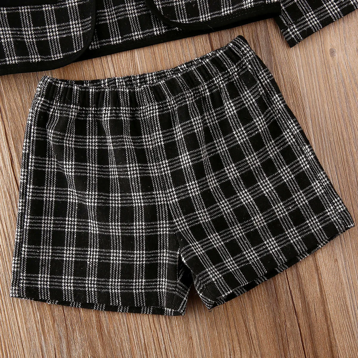 Эксклюзивная Одежда для девочек 2019 детское клетчатое пальто маленьких верхняя