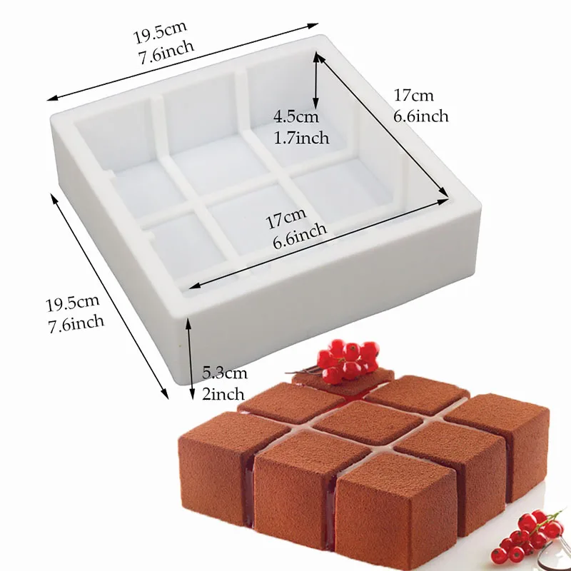 Большая силиконовая форма для торта с неровностью &quotсделай сам&quot Силиконовые