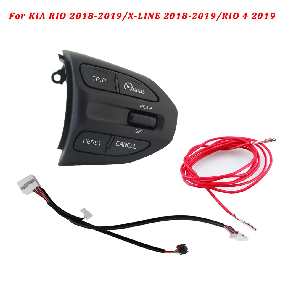 Кнопка на руль автомобиля для KIA K2 RIO 2017 2018 2019 X LINE кнопки Bluetooth телефон круиз