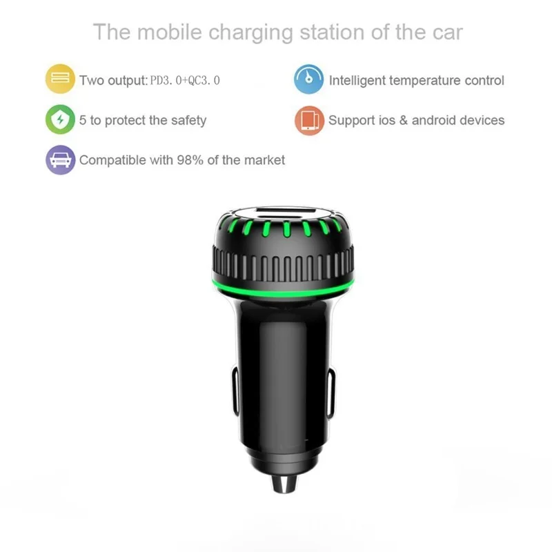 Tongdaytech 45 Вт USB Автомобильное быстрое зарядное устройство для iPhone XS 11 Pro Max PD зарядное устройство Quick Charge 4,0 QC 3,0 Cargador для samsung S10 Xiaomi