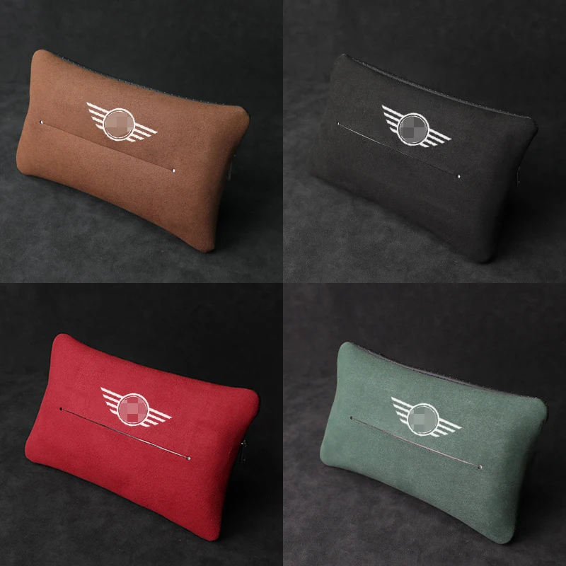 

Turn Fur Car Tissue Boxes Tissue Bag Organizer Car Decoration Storage Bag For Mini Cooper S R55 R56 R57 R60 F54 F55 F56 F57 F60