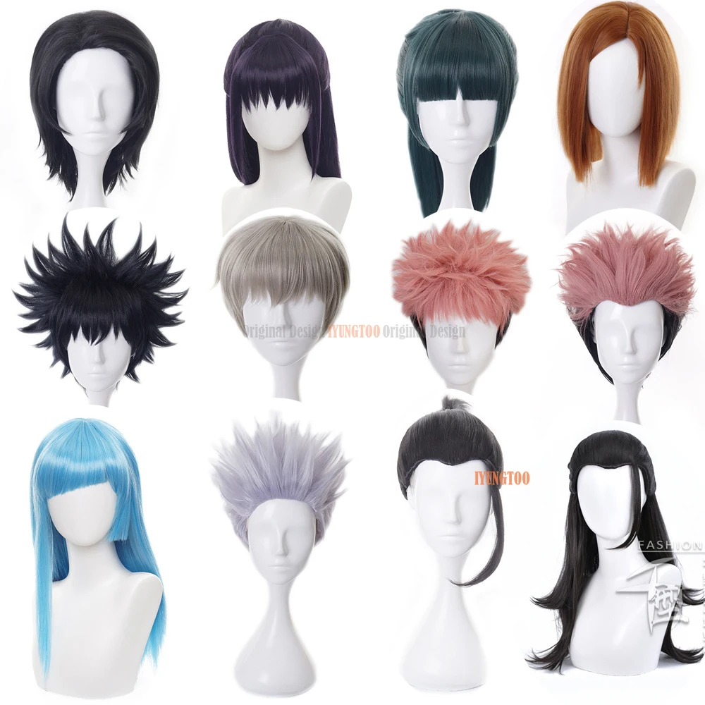 Парики для косплея джутсу кайсена парики-кимоно костюма юютсу кайсен юцзи