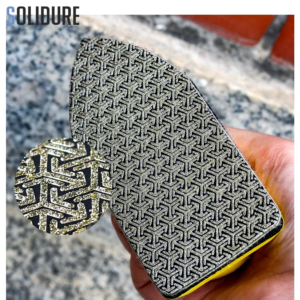 120*55 мм шлифовальный лист для ручной полировки Алмазные абразивные диски