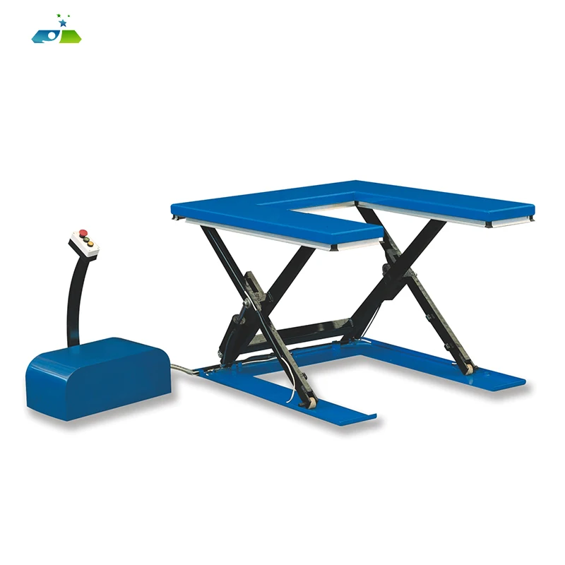 

1.5Ton Loading Capacity U Type Pallet Scissor Lift Table