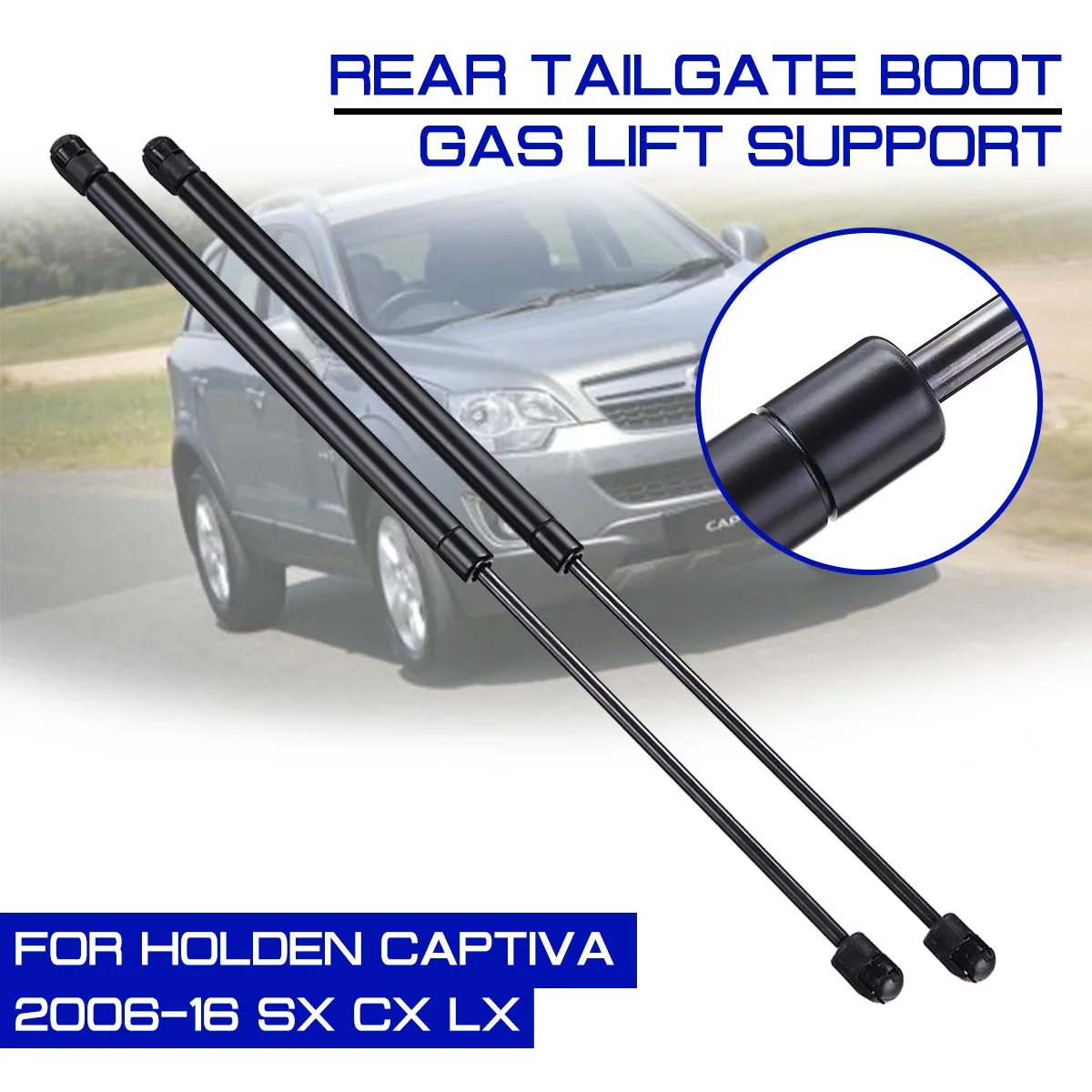 

Carbon Steel Rear Trunk Support For Holden Captiva 2006 to 2016 SX CX LX Hydraulic Rod Strut Spring Bars Shock Bracket