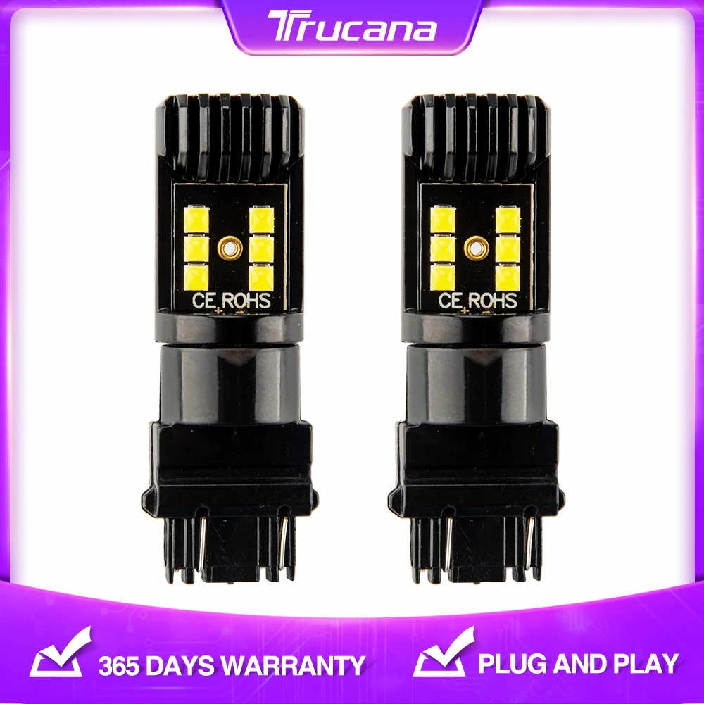 

Trucana 2x T20 Led Signal Lamp T20 7443 WY21W Led Canbus Car Reverse Brake Lights 7440 led w21w Turn Signal Light 12V