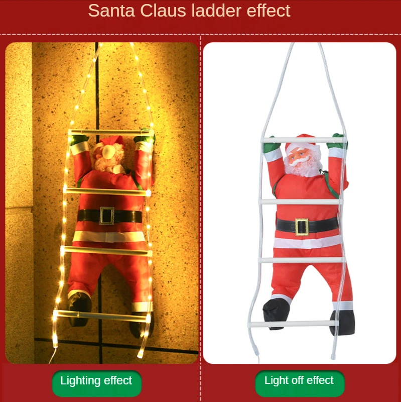 Рождественские украшения украшение для окна светодиодная лампа подъемная