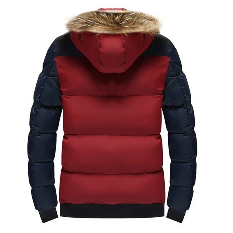 New Arrival Men Jacket Warm cotton coat mens casual hooded jackets Handsome Outwear thicking Parka Plus size XXXL Coats YF-38 | Мужская