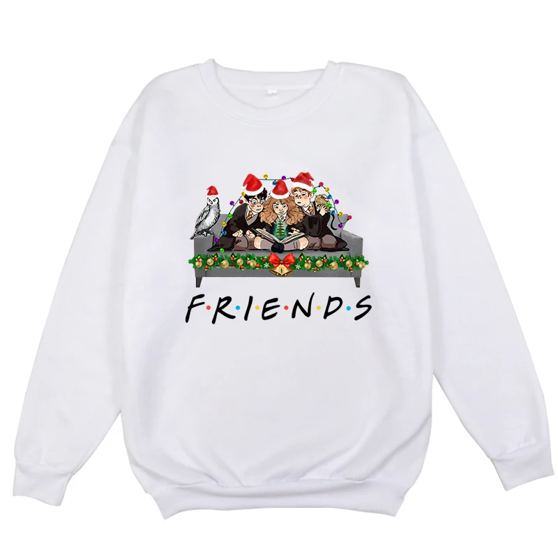 Sweater 5 Толстовки с круглым вырезом для мальчиков и девочек, толстовки с круглым вырезом и длинными рукавами для друзей и ТВ-шоу, Мужская/Женская спортивная одежда с круглым воротником, джемперы унисекс - Цвет: Sweater 5