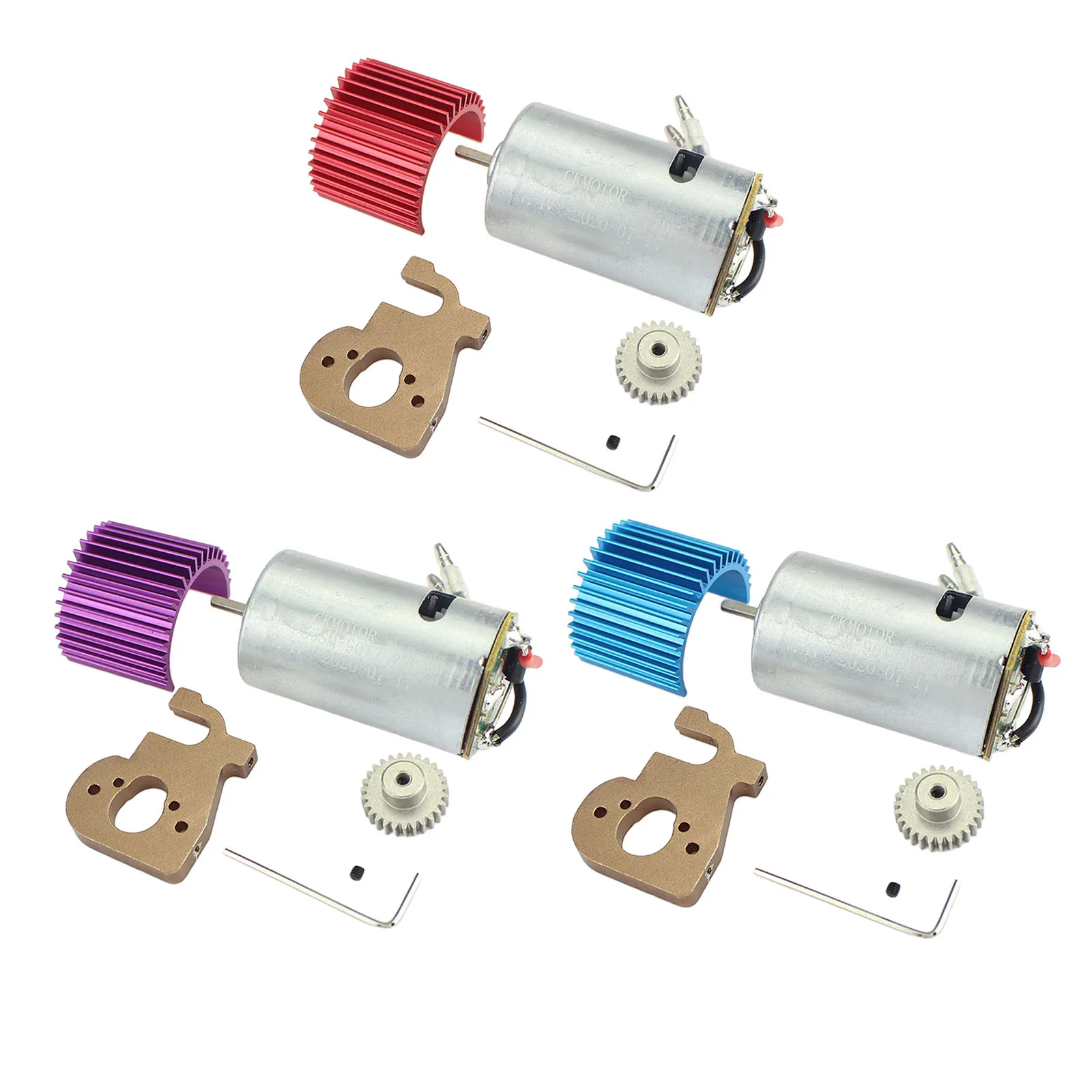 

Electric Motor and Accessories for 1/12 Wltoys RC Car Off-Road Crawler Upgrades Parts Replace
