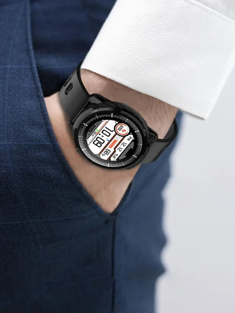 Спортивные Смарт часы мужские водонепроницаемые мониторинг сердечного ритма