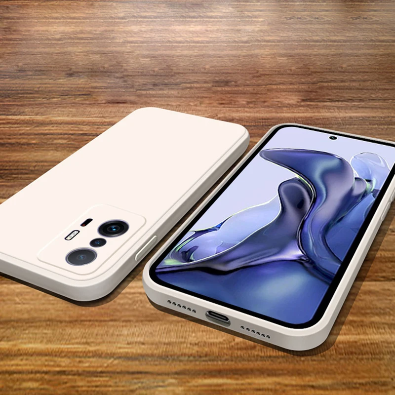 

Mi 11T Mi 11 Lite Ultra Pro Case Square Liquid Silicone Soft Phone Cover Funda For Xiaomi 11T Mi11T Pro Mi 11 Lite 5G Ultra Pro