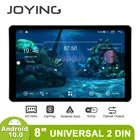 Магнитола Joying 2 din Android 10 Универсальный Автомобильный мультимедийный плеер 8 дюймов Авторадио Bluetooth Новый пользовательский интерфейс