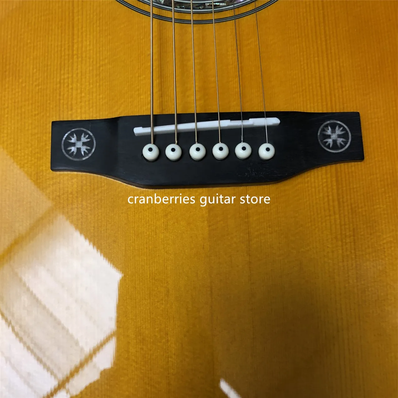 

EBONY bridge used for D model acoustic guitar,6 strings guitar,Free shipping