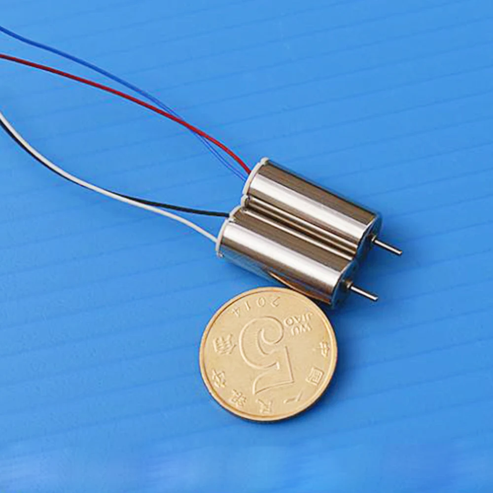 2PCS 8520 Coreless Motor High Speed NdFeB for Mini RC Quadcopter Spare Parts CW CCW Spindle Electric DC 6V 42000RPM | Обустройство