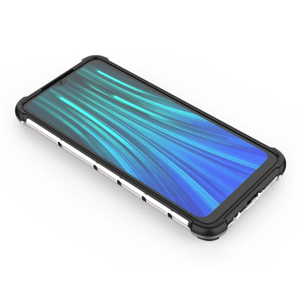 Сотовый из гибридного материала на основе ТПУ и ПК Броня чехол на Etui Xiaomi Redmi Note 8 Pro противоударный жесткий чехол для телефона прозрачный чехол Xiaomi Redmi Note 8
