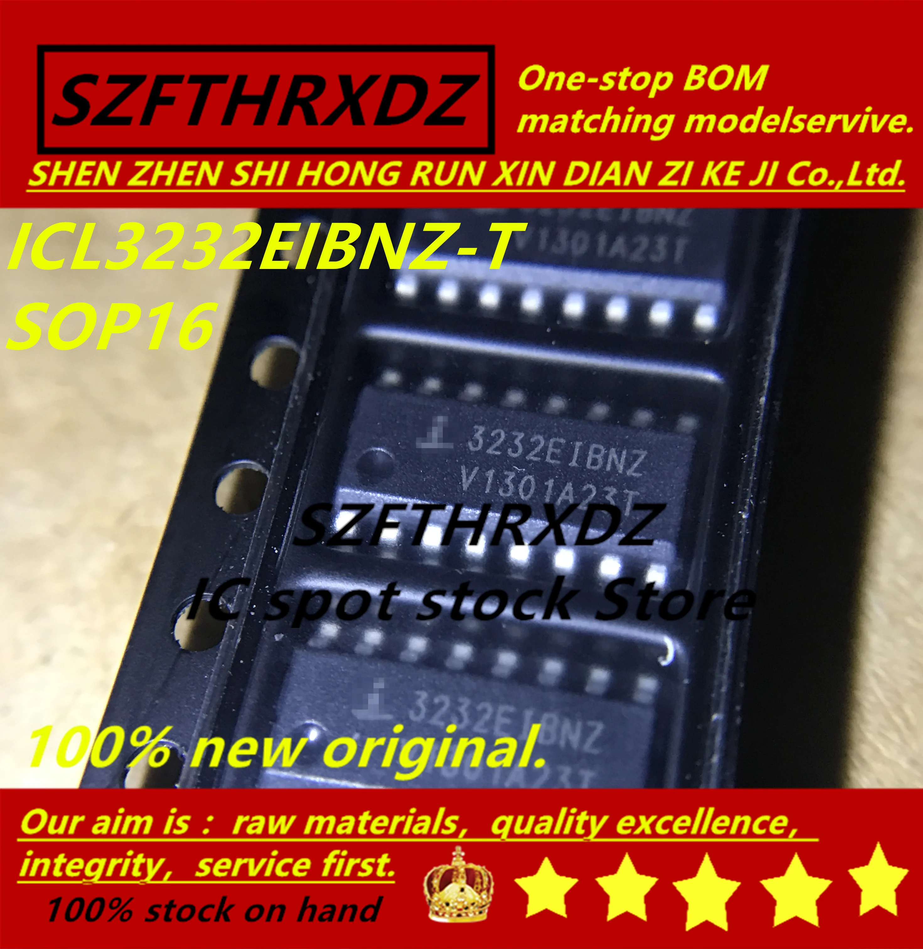 SZFTHRXDZ 100% Новый оригинальный (10 шт.) ICL3232EIBNZ T 3232EIBNZ CH340B SOP16|Индукторы| |