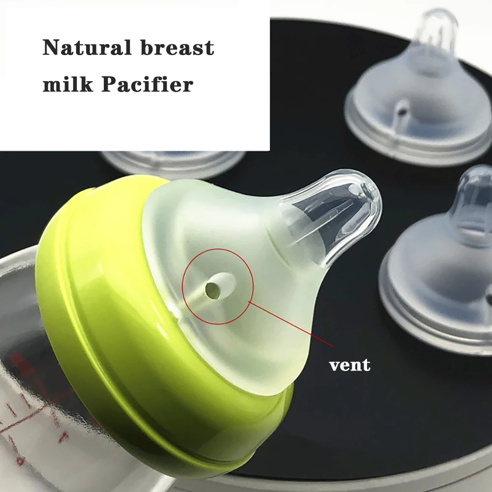 

Baby Bottle Pacifier Accessories Anti-colic Suitable For All Wide-neck Bottles Safe Food Grade Material