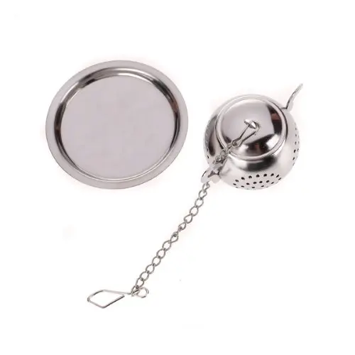 Ситечко/заварка/чайная ложка в форме чайника с лотком. | Дом и сад