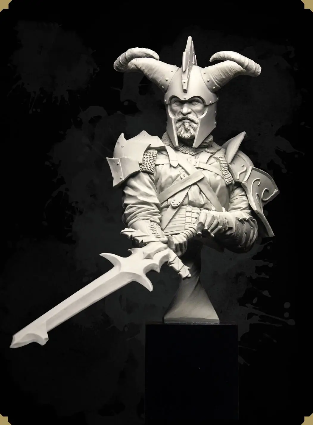 Modelo de busto GK de resina 1/9, kit sin montar y sin pintar-1