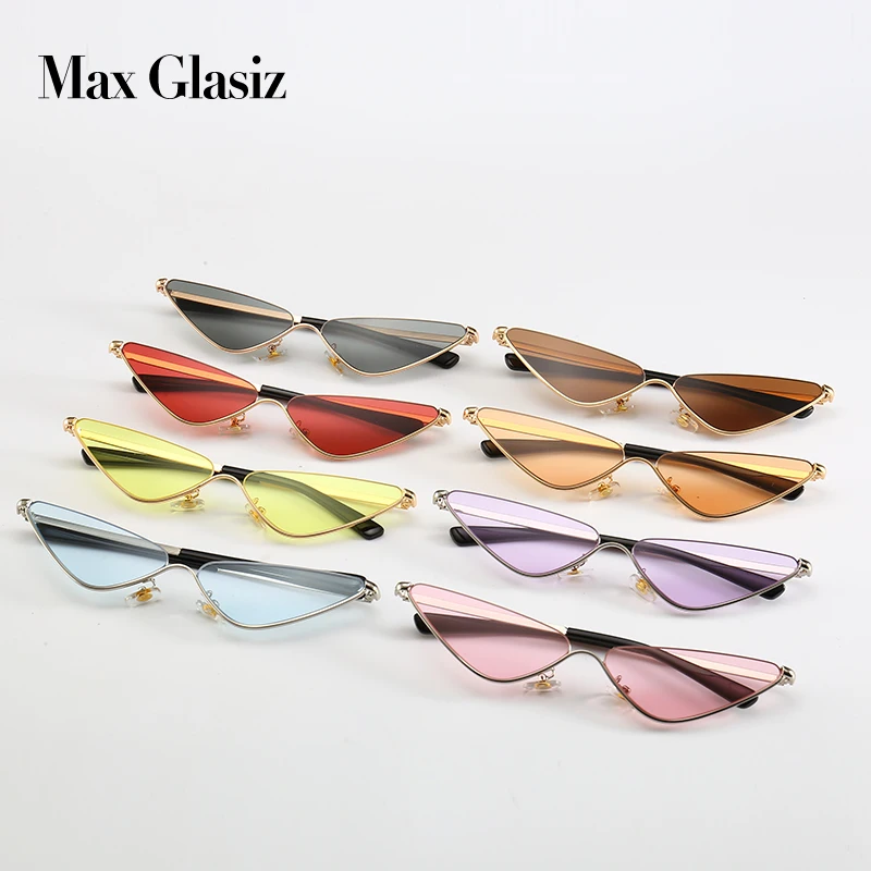 Солнцезащитные очки Max Glasiz кошачий глаз для мужчин и женщин винтажные
