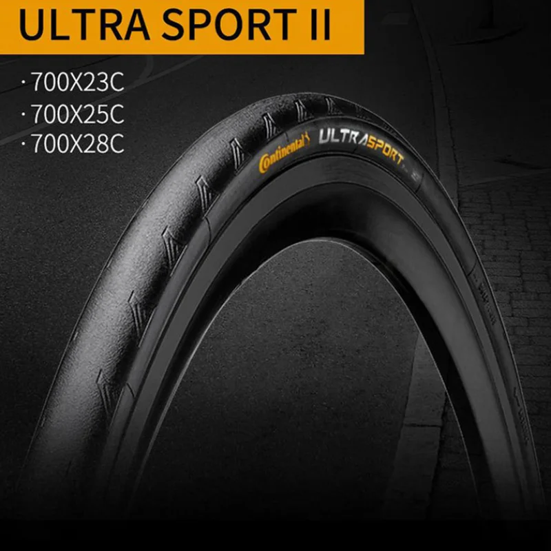 Шины для шоссейного велосипеда CONTlNENTAL ULTRA SPORT II Sport RACE 700*23/25C/28c складные