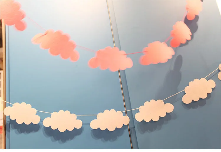 Детский душ нетканый баннер с облаками для вечеринки декорация крещением