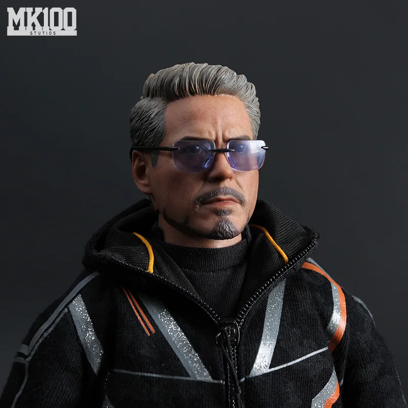 1/6 масштаб Ironman Tony Stark Young/старая голова скульптурная фигура тела DIY фигурки