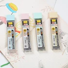 Черные свинцовые стержни 0,5 мм0,7 мм 2B механические стержни для карандаша с пластиковой коробкой, 100 шт. механические свинцовые стержни для карандаша студенческие принадлежности