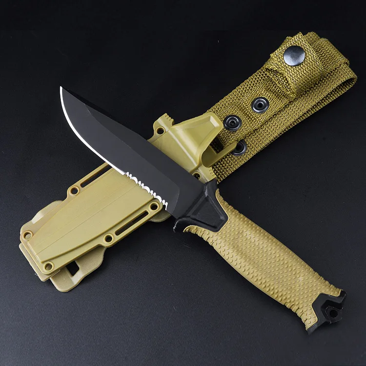 Военный Тактический нож с фиксированным лезвием ABS Ручка 12C27 лезвие для выживания