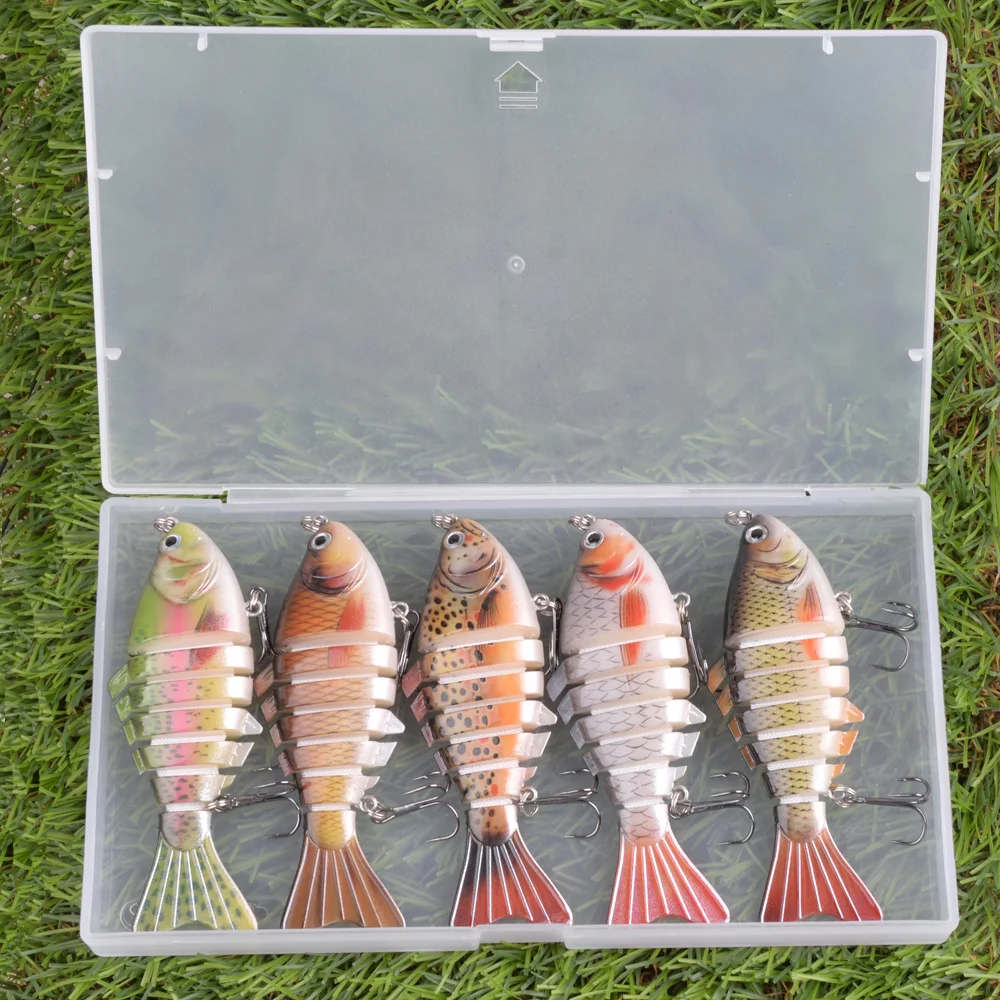 5 шт. опускается на дно воблер набор рыболовные приманки воблеры 10 см 15 гр.