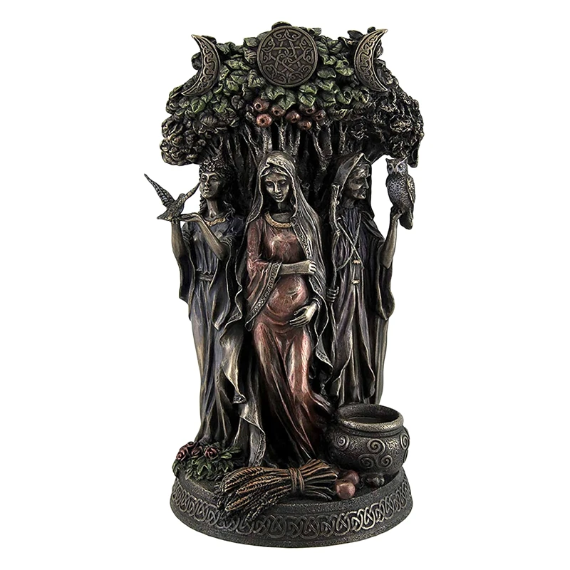 

Creative New Greek Religion Celtic Dandu Triple Goddess Hopes to Harvest Home Furnishings with Honor