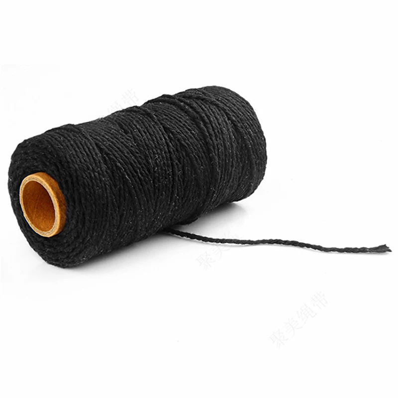100 м/рулон 2ply пекарь Шпагат Веревка хлопок шнуры веревка для домашнего декора