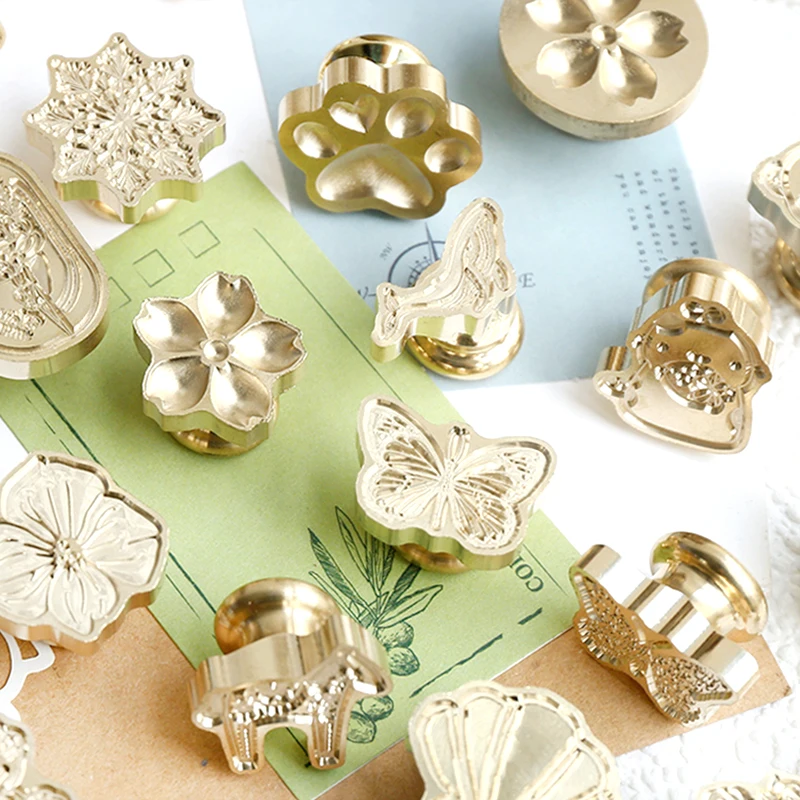 

Special-shaped Butterfly Wax Seal Retro Envelope Invitation Hand Account Wax Stamp Three-dimensional Embossed Chapter Head