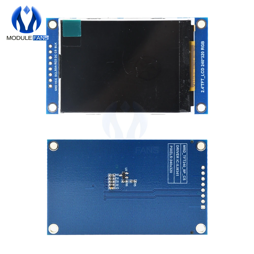 ЖК дисплей 2 4 дюйма 240x320 TFT модуль дисплея 240*320 3 В SPI Driver IC ILI9341 для Arduino|ЖК-модули| |