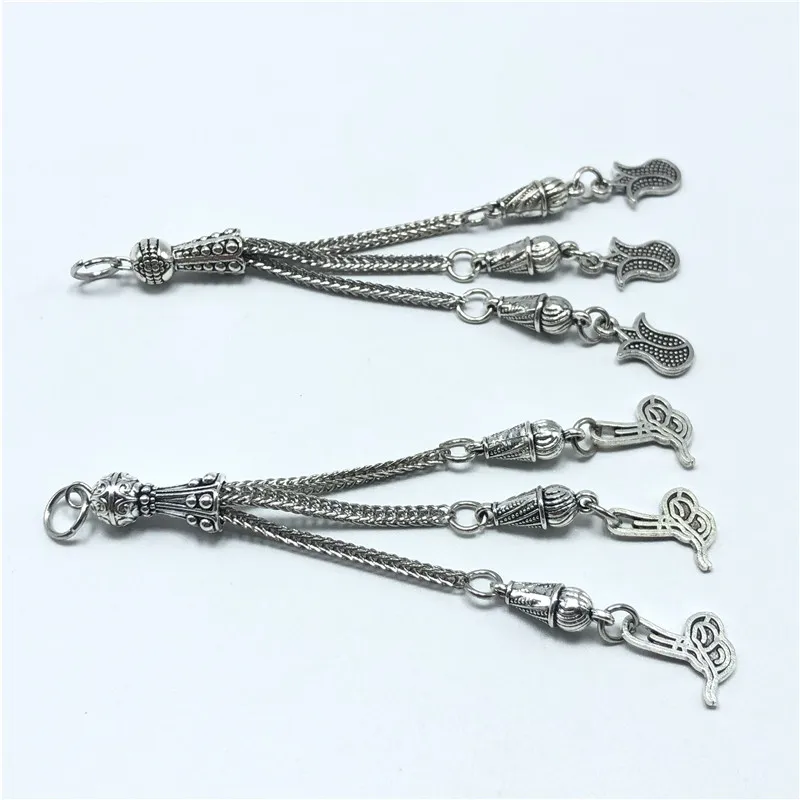 3 шт. misbaha Четки оптом по низкой цене кулон с металлической кисточкой для