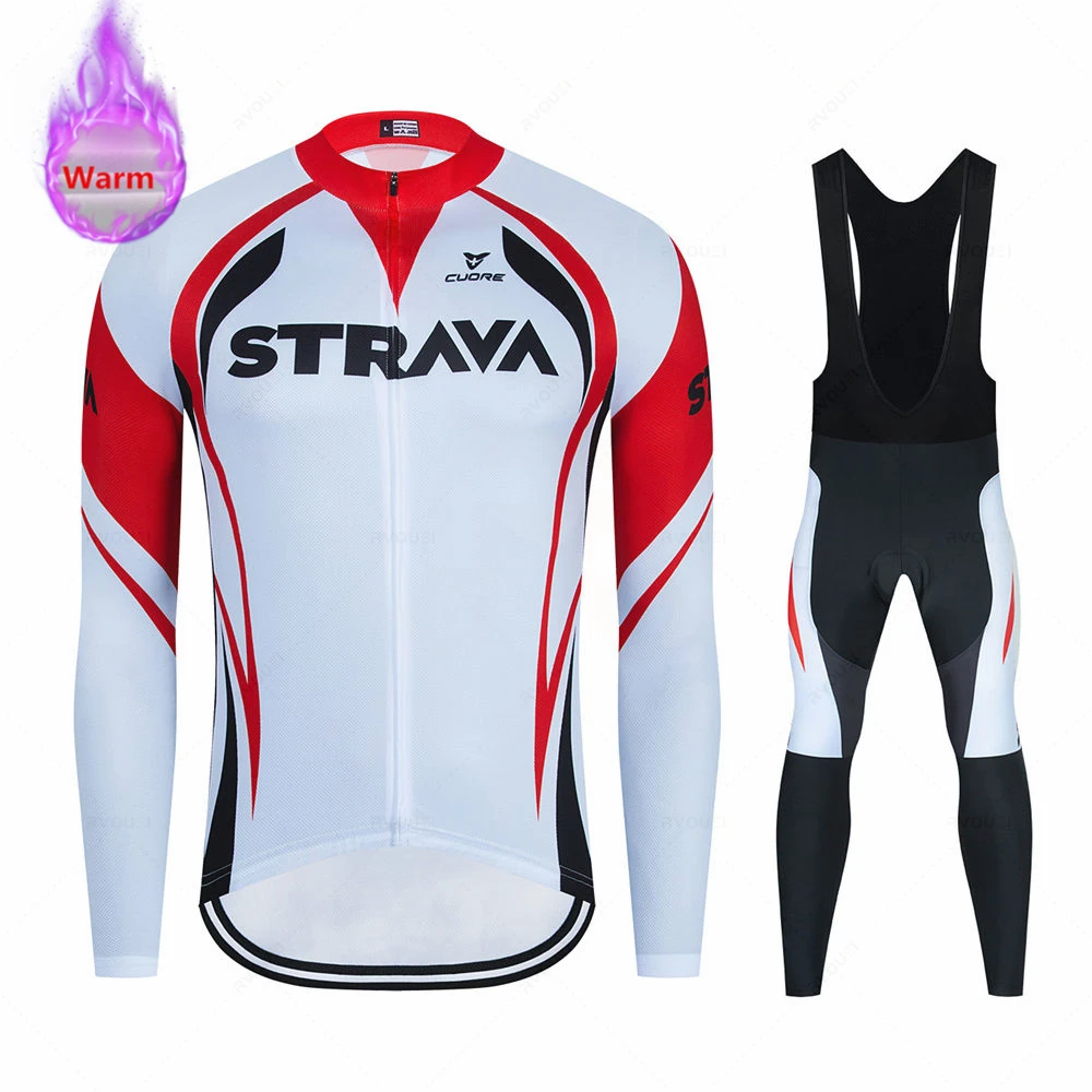

Новинка 2022, Зимняя Теплая Флисовая одежда для велоспорта, Трикотажный костюм, спортивная одежда для езды на велосипеде, Мужская одежда для е...
