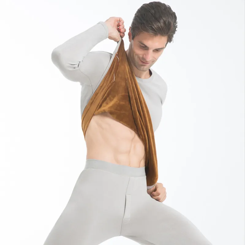 Мужской комплект термобелья для мужчин зимние теплые кальсоны Зимняя Теплая