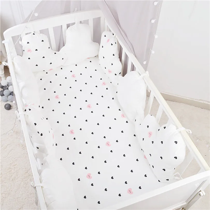 Детские набор Beding кроватки бампер вокруг подушки защита для линия забор