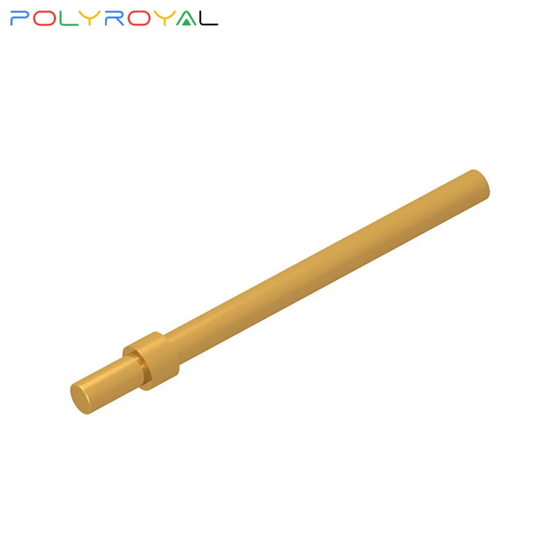 Строительные блоки technalal MOC 1x6, круглый стержень с Отсечкой, 10 шт., совместимые с сборками Moc частиц, детали 63965