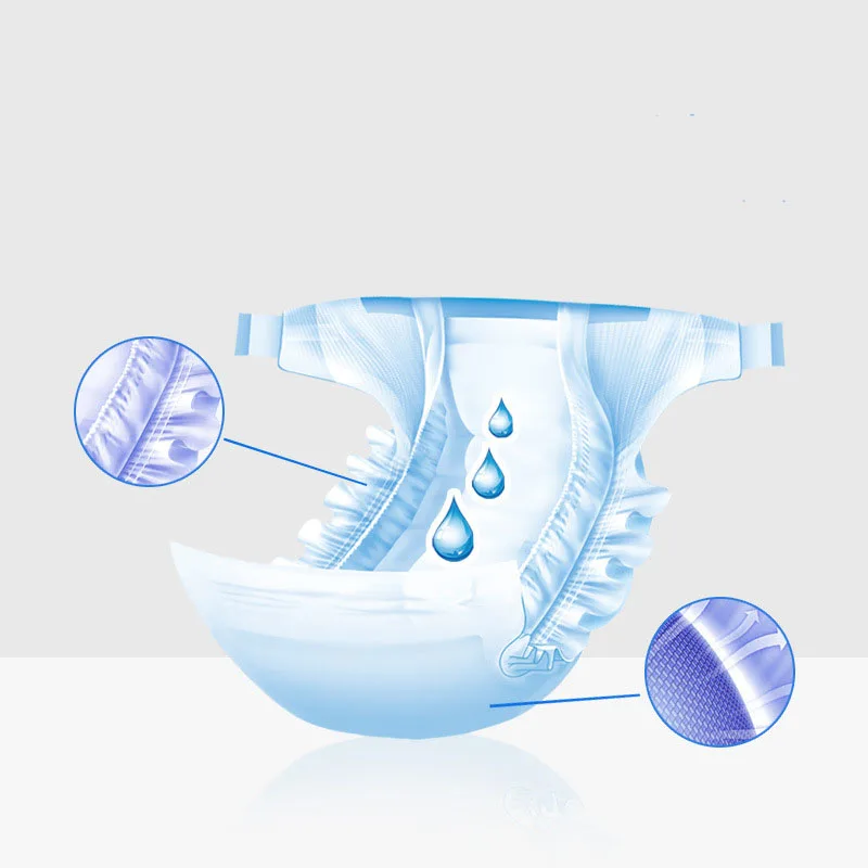 Подгузник унисекс для взрослых одноразовый недержание мочи с регулируемыми