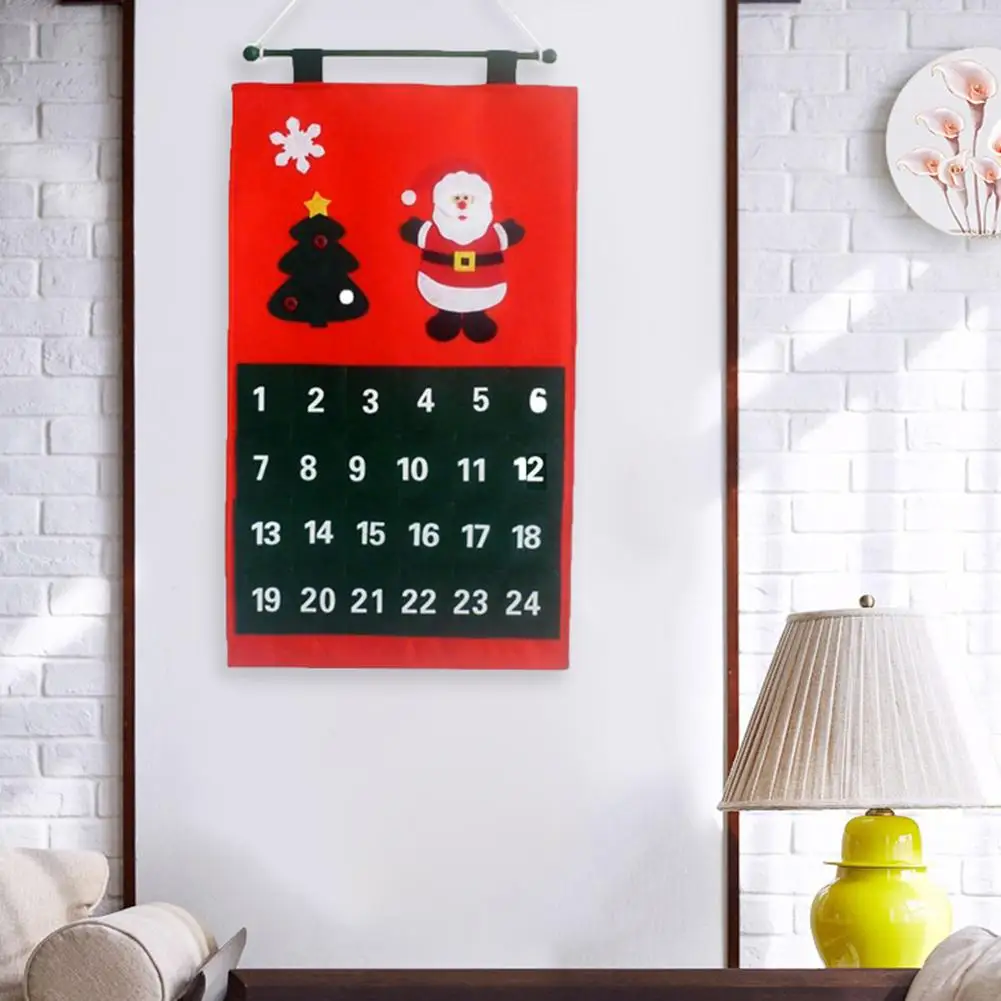Новогодние украшения календарь Санта Клауса семейный Кулон в лобби