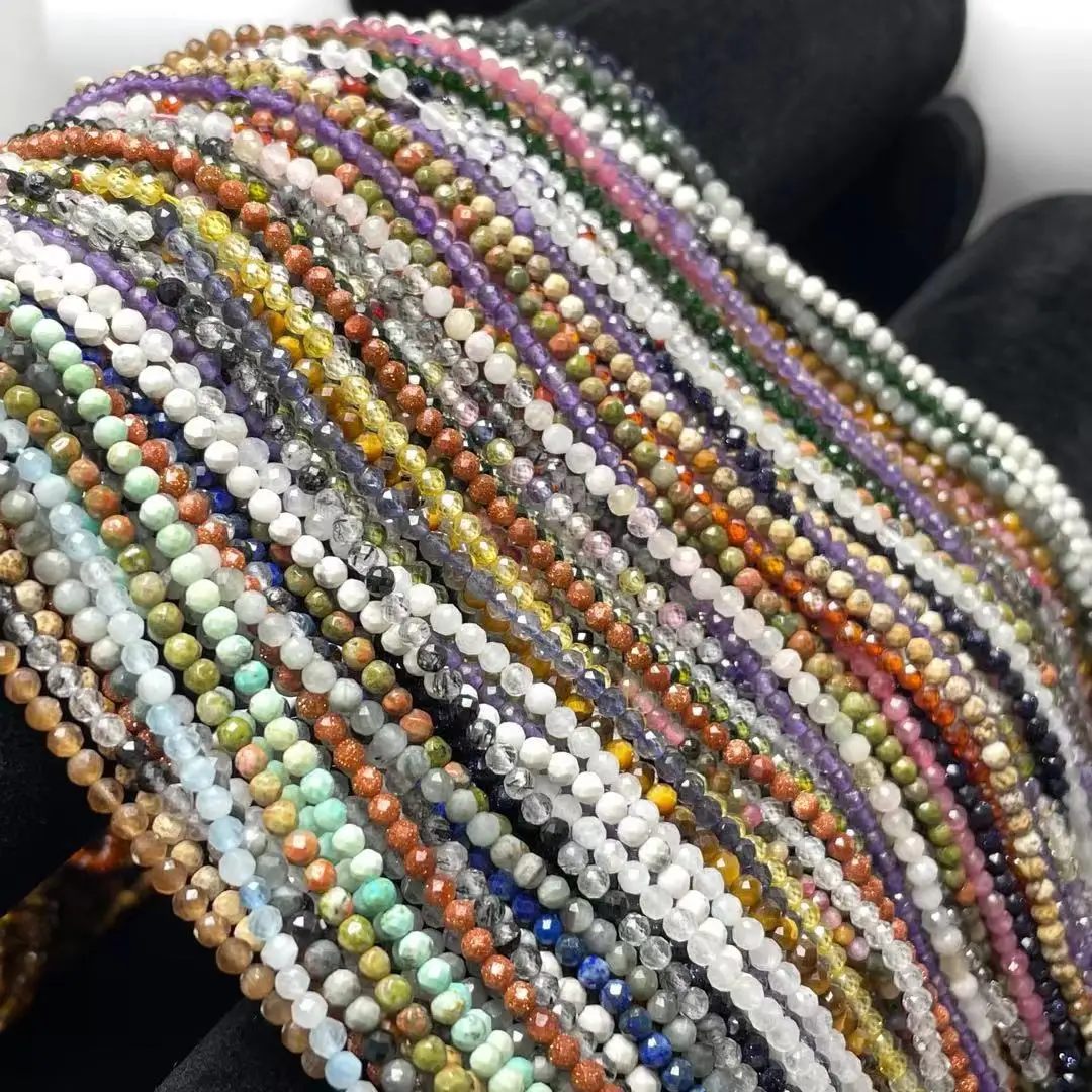 Рубиновый сапфир натуральный драгоценный камень свободные бусины 2 3 4 мм