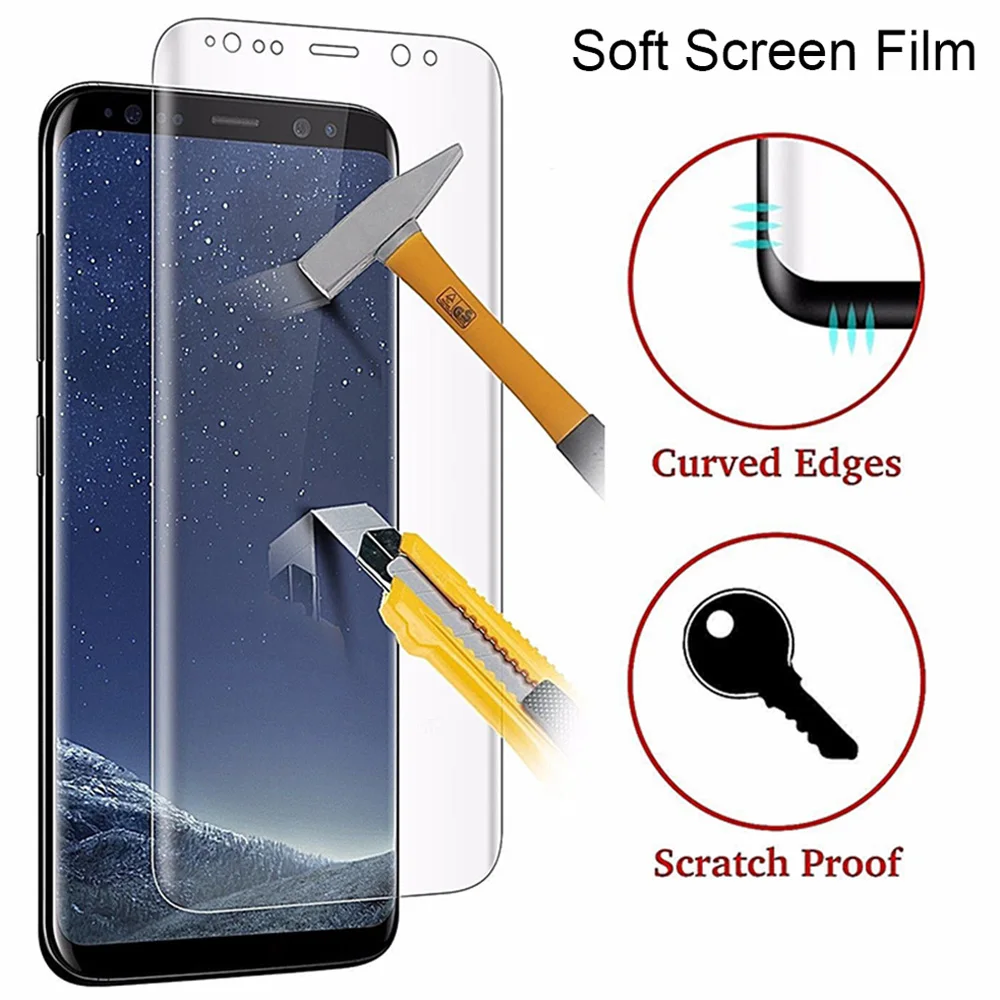 Защитная пленка для samsung Galaxy S9 S8 S10 S10e plus закаленное стекло S7 edge защитная на защита
