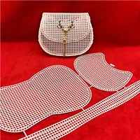 handmade diy bag accessories woven bag plastic rope hole woven bag grid board grid sheet