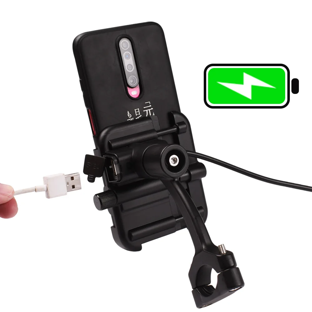 Подставка для телефона велосипедная с USB-зарядным устройством | Автомобили и