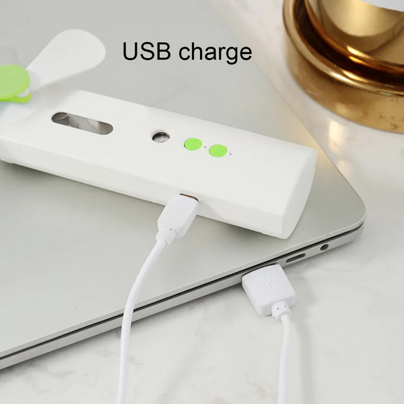 2 в 1 водяной распылитель электрический USB Перезаряжаемый Ручной мини охлаждающий